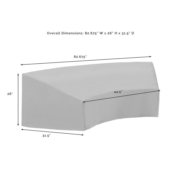 Beachcrest Home Sneed Round Sectional Patio Sofa Cover & Reviews Wayfair